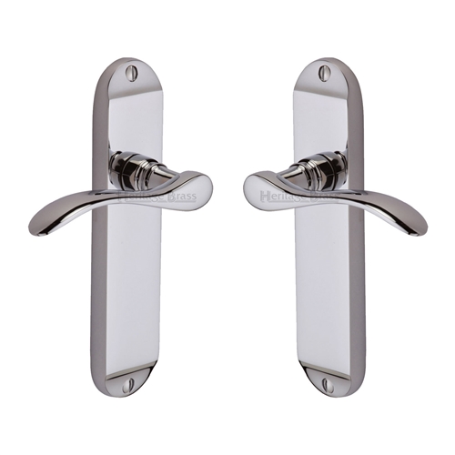 Maya Door Handle on Plate