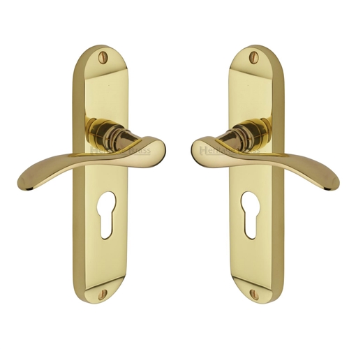 Maya Door Handle on Plate