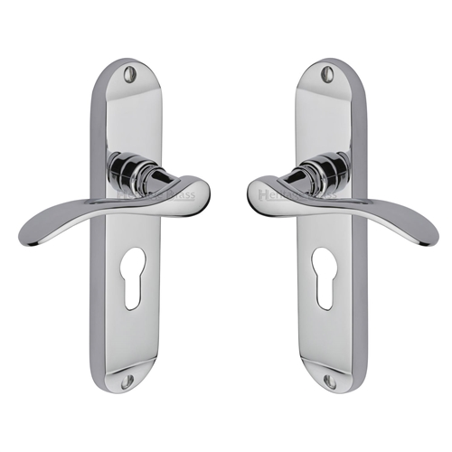 Maya Door Handle on Plate