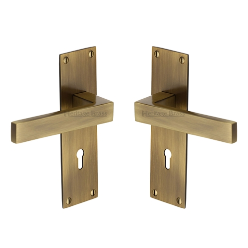 Metro Door Handle on Plate