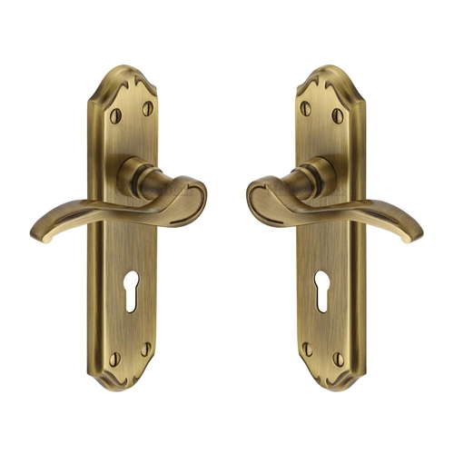 Verona Small Door Handle on Plate
