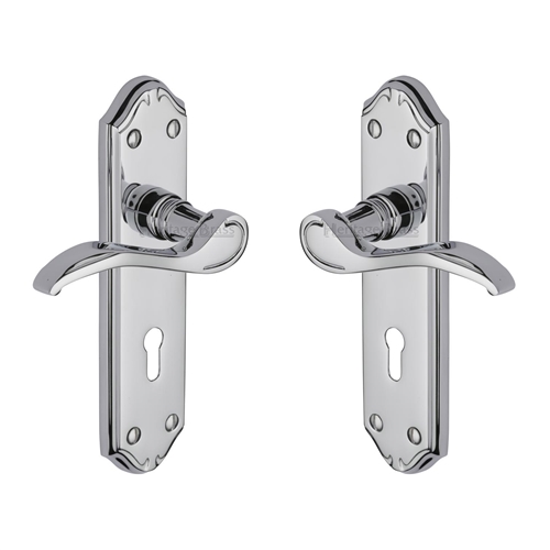 Verona Small Door Handle on Plate