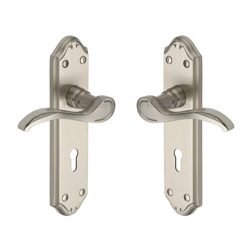 Verona Small Door Handle on Plate