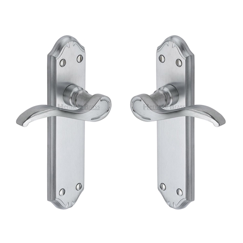 Verona Small Door Handle on Plate