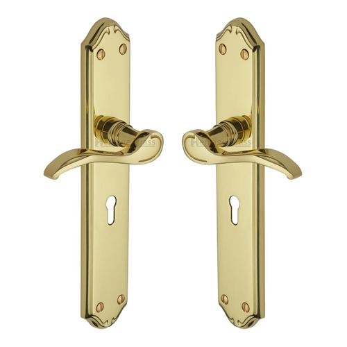 Verona Door Handle on Plate