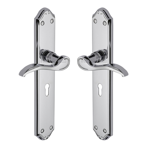 Verona Door Handle on Plate