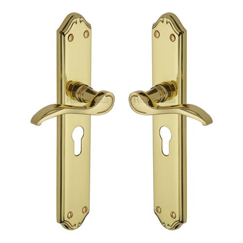 Verona Door Handle on Plate