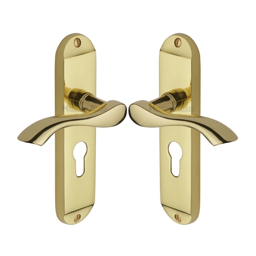 Algarve Door Handle on Plate