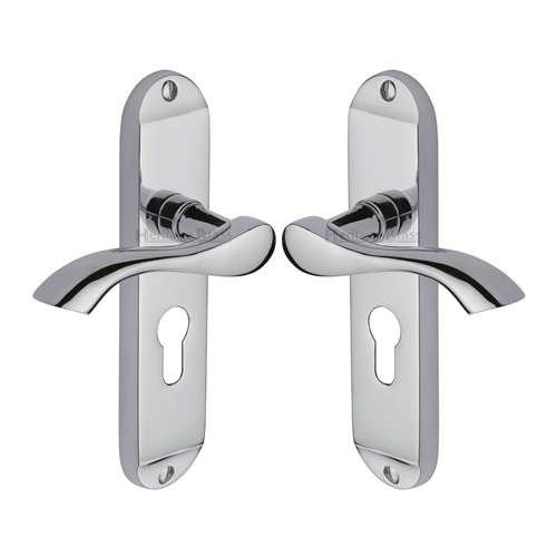 Algarve Door Handle on Plate