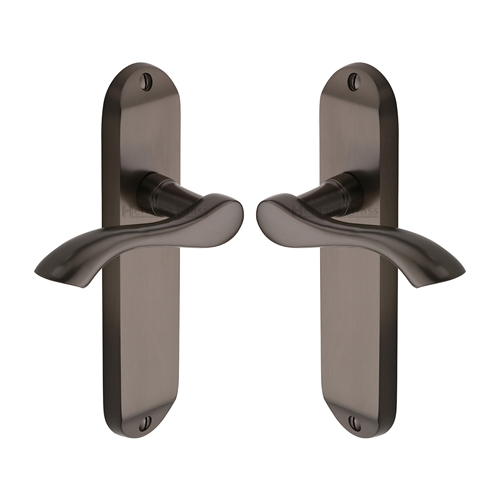 Algarve Door Handle on Plate