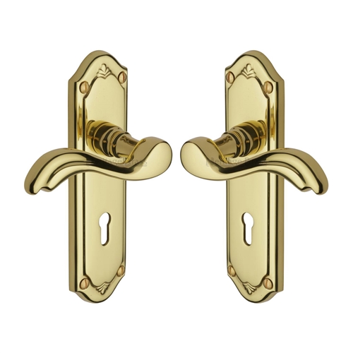 Lisboa Door Handle on Plate