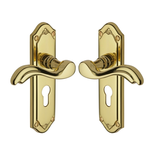 Lisboa Door Handle on Plate