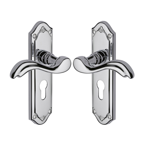 Lisboa Door Handle on Plate