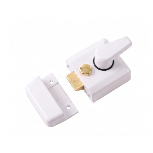 40mm Standard Nightlatch NL3040 in White