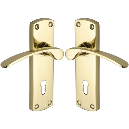Luca Door Handle on Plate