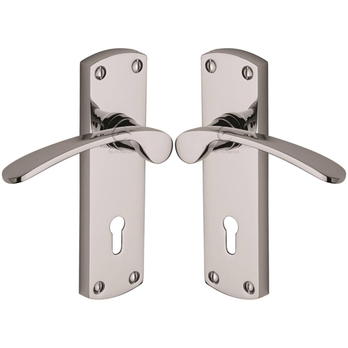 Luca Door Handle on Plate