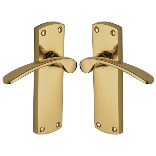 Luca Door Handle on Plate