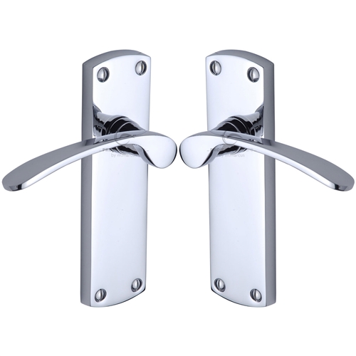 Luca Door Handle on Plate