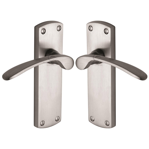Luca Door Handle on Plate