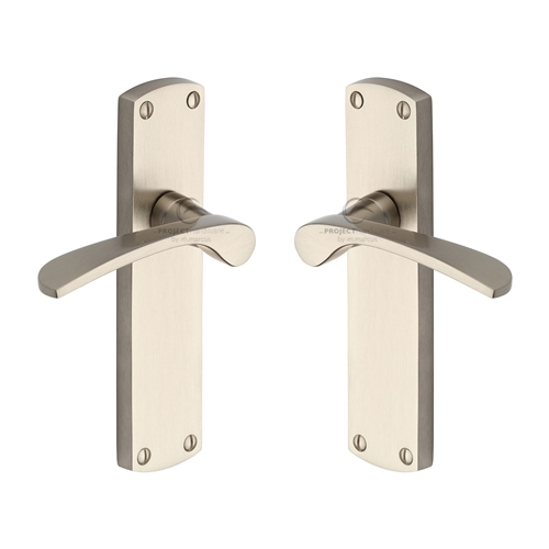Luca Door Handle on Plate