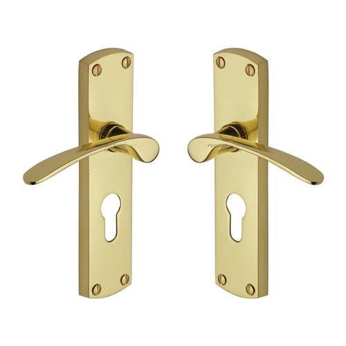 Luca Door Handle on Plate