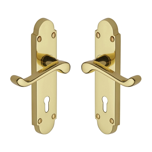 Milton Door Handle on Plate