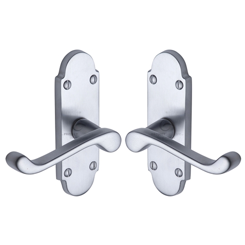 Milton Short Door Handle on Plate