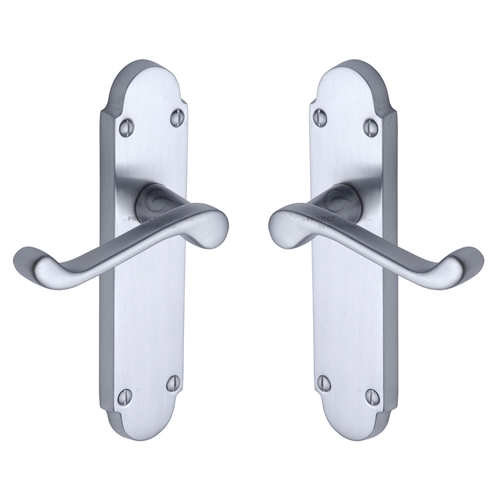Milton Door Handle on Plate