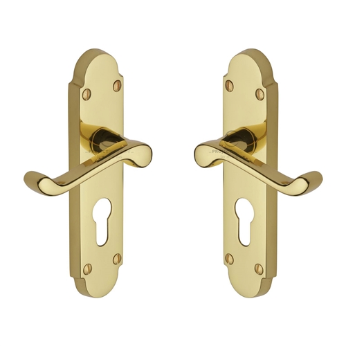 Milton Door Handle on Plate