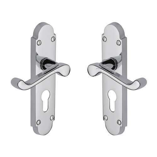 Milton Door Handle on Plate