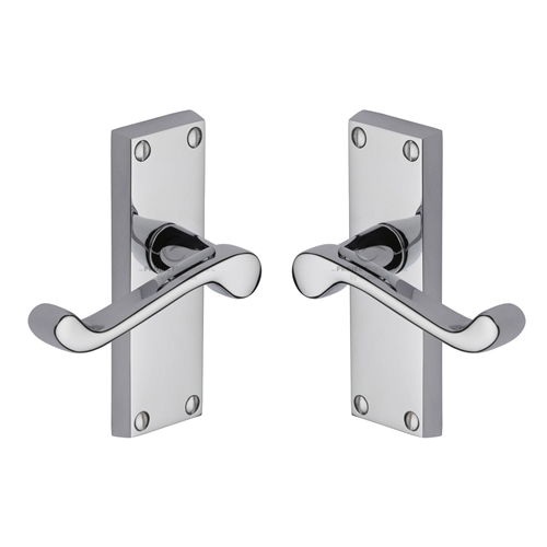 Malvern Short Door Handle on Plate