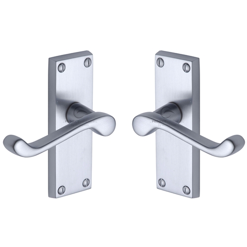Malvern Short Door Handle on Plate