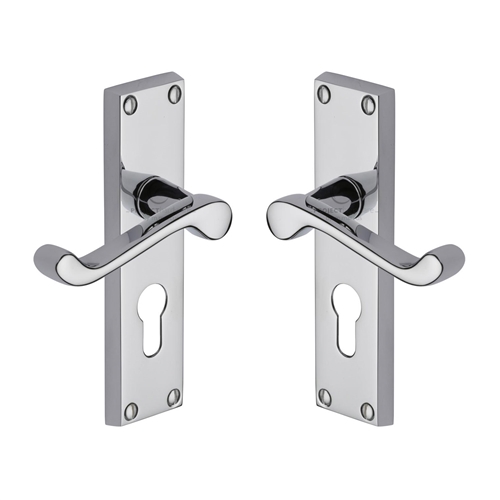 Malvern Door Handle on Plate