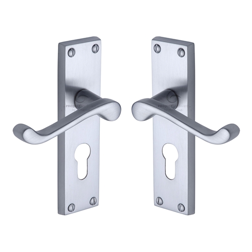 Malvern Door Handle on Plate