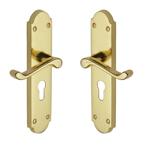 Kensington Door Handle on Plate