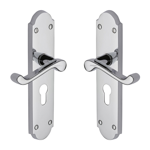 Kensington Door Handle on Plate