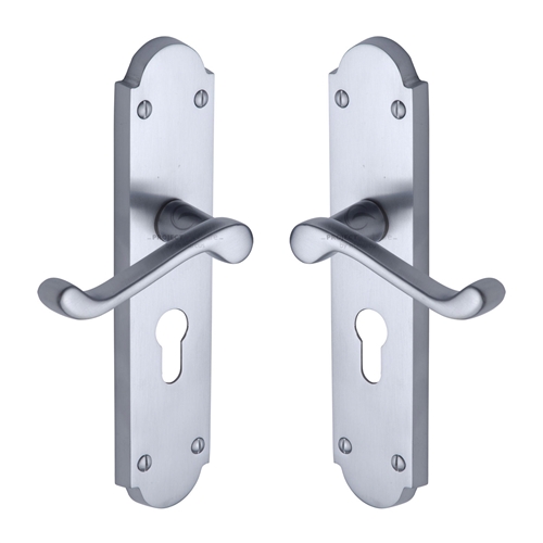 Kensington Door Handle on Plate