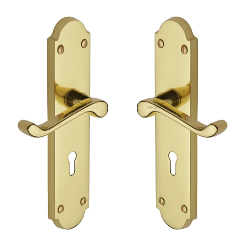 Kensington Door Handle on Plate