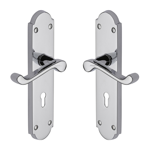 Kensington Door Handle on Plate