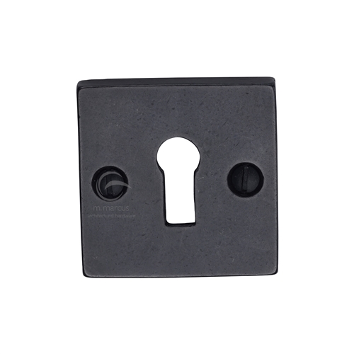 Rustic Bronze Key Escutcheon Square
