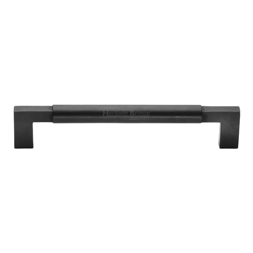Rustic Bronze Door Pull Bauhaus Design in Rustic Dark Bronze