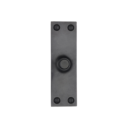Rustic Bronze Bell Push 4" x 1.25"