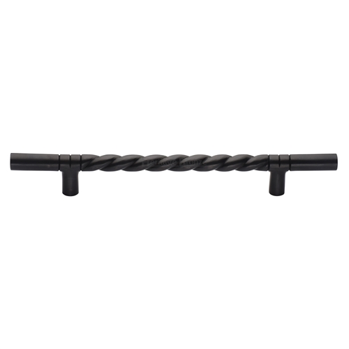 Rustic Bronze Door Pull Rope Design in Rustic Dark Bronze
