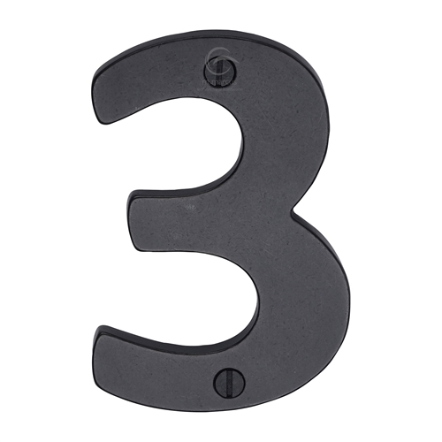 Rustic Bronze Numeral 0 Screw Fixing 76mm (3")