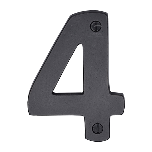 Rustic Bronze Numeral 0 Screw Fixing 76mm (3")