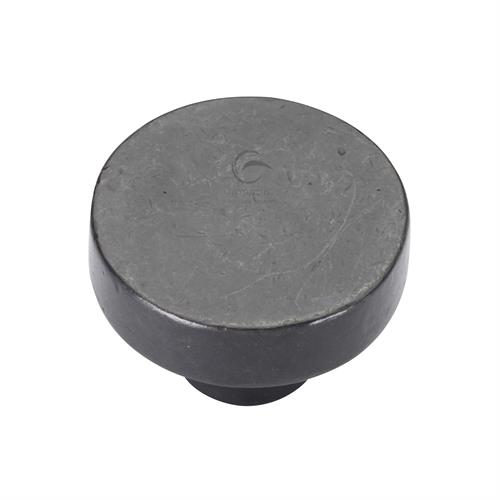 Rustic Bronze Round Disc Cabinet Knob