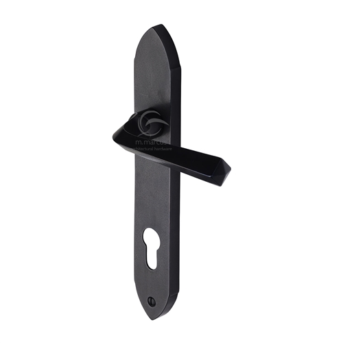 Rustic Bronze Door Handle Lever Lock Grafton Design
