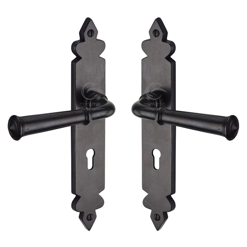 Rustic Bronze Door Handle Ludlow Design
