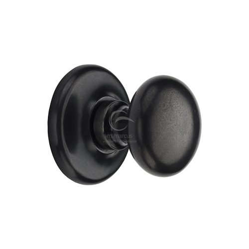 Rustic Bronze Round Centre Door Knob 3"