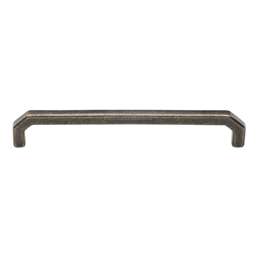 Rustic Bronze Cabinet Pull Angular Design in Rustic Pewter
